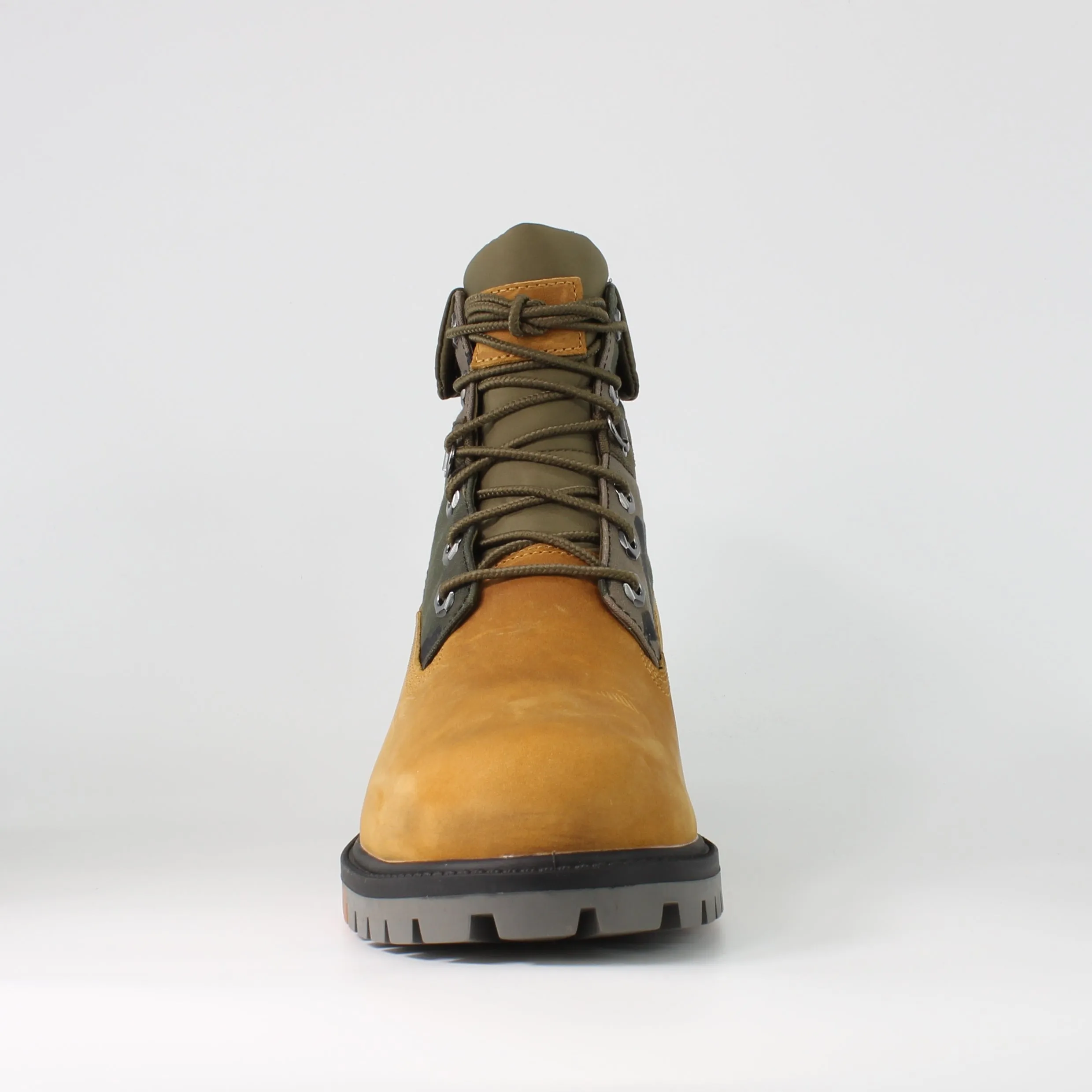 Timberland Heritage Wheat Nubuck Leather Mens Lace Up Boots A29NX