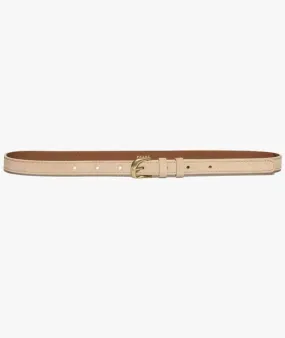 Twist Buckle Belt - Chalk