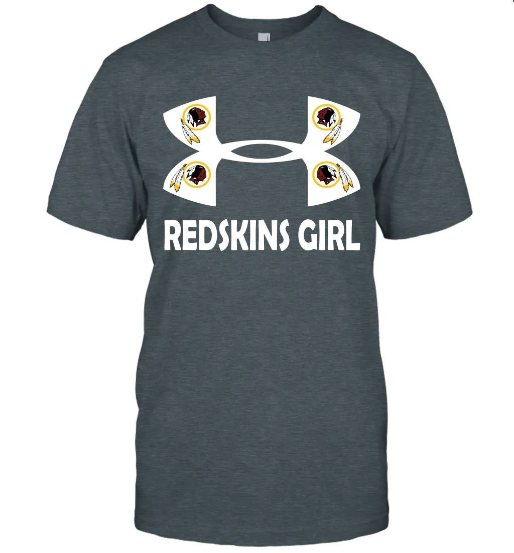 Washington Redskins Girl Under Armour Football T-Shirt