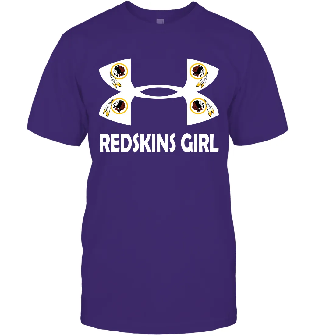 Washington Redskins Girl Under Armour Football T-Shirt