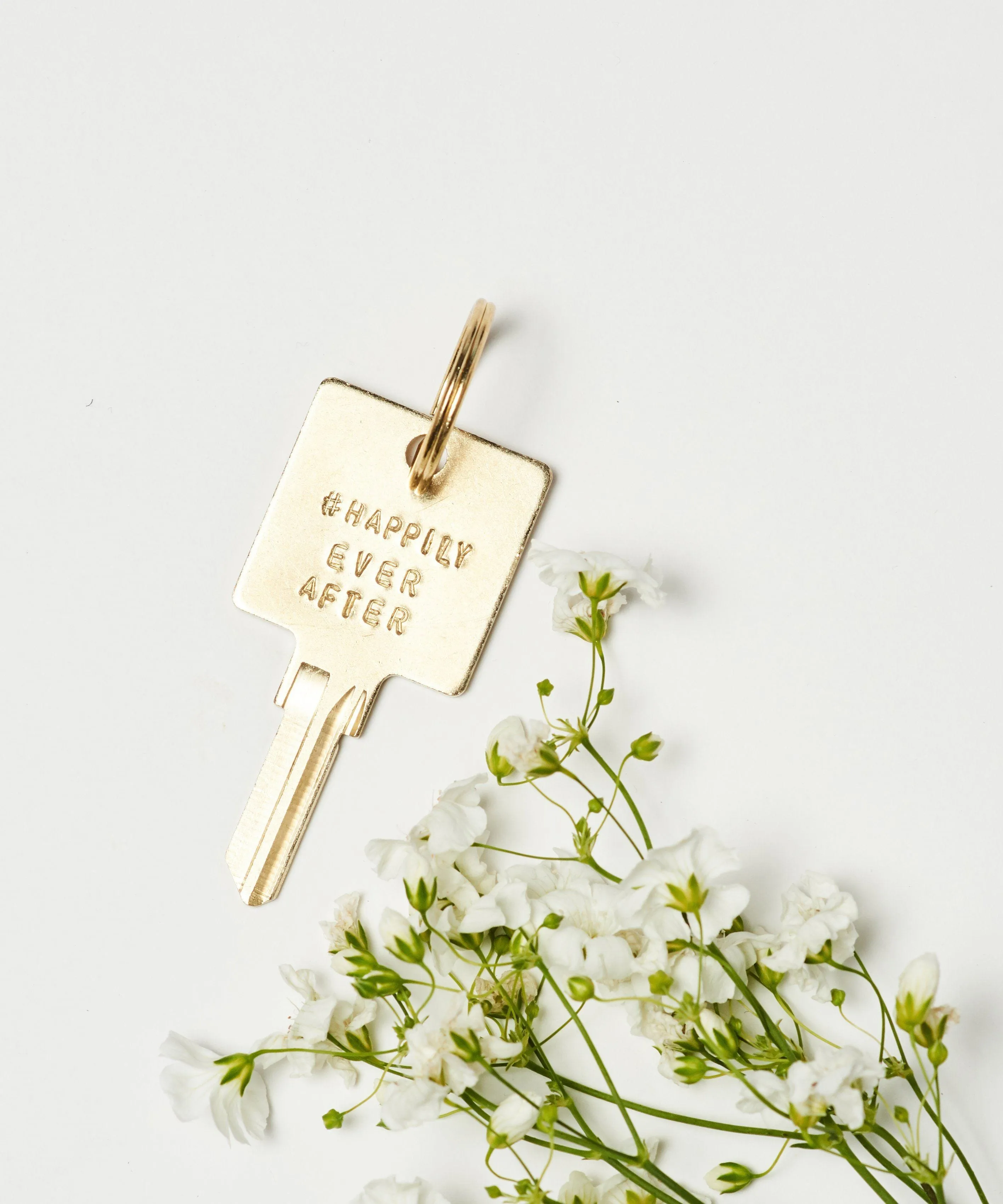 Wedding Hashtag Keychain